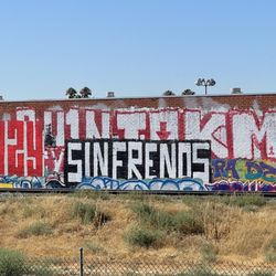 Vanalden Park - some of the lovely graffiti on the back of the train station - you can see this if you walk to the back of the park.