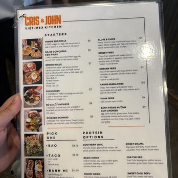 Cris and John - Menu 7/18/25 - Vietnamese Near Me - Dallas, Texas