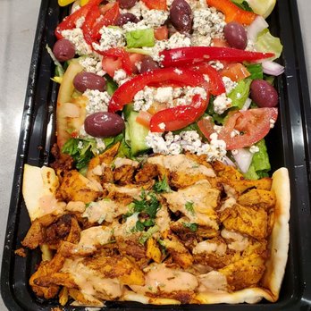 Sofreh - Chicken Sharma salad.  Very good but make sure you order dressing on the side.  Got soggy. - Mediterranean Near Me - Los Angeles, California