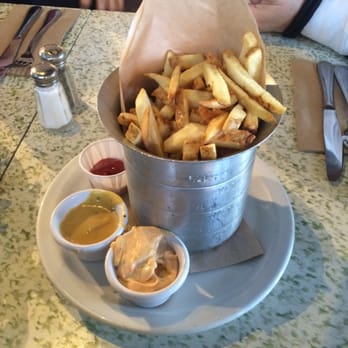 Tinleaf Fresh Kitchen - Belgian fries with garlic chive aioli and honey dijon - New American Near Me - Carlsbad, California Tinleaf Fresh Kitchen - Belgian fries with garlic chive aioli and honey dijon - New American Near Me - Carlsbad, California