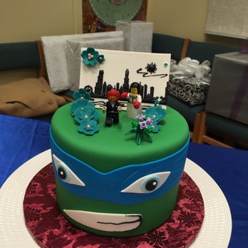 Cakes by Karl - Karl left room for the Lego figures I added as the topper. - Desserts Near Me - Vallejo, California