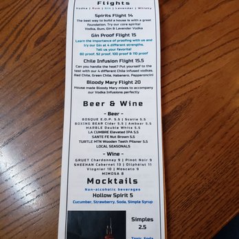 Hollow Spirits Distillery - Beer, Wine & Spirits Near Me - Albuquerque, New Mexico
