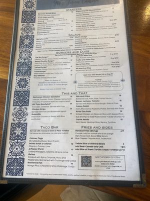 Menu photo 1 Gov's Fusion Cantina Chapel Hill, NC Menu photo 1 Gov's Fusion Cantina Chapel Hill, NC