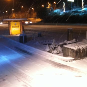 Beehive Espresso - a snowy street at night - Coffee & Tea Near Me - Bothell, Washington Beehive Espresso - a snowy street at night - Coffee & Tea Near Me - Bothell, Washington