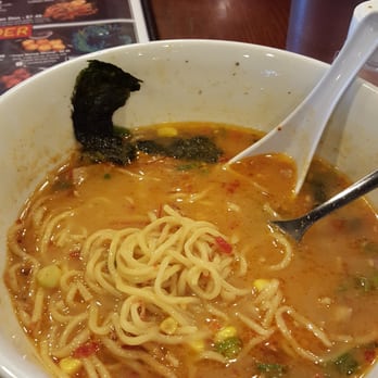 Pikaichi - Spicy Miso Ramen $8.99 taste is great - the pork texture. . Too rubbery - Ramen Near Me - Medford, Massachusetts Pikaichi - Spicy Miso Ramen $8.99 taste is great - the pork texture. . Too rubbery - Ramen Near Me - Medford, Massachusetts