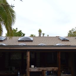 New roof and beautiful custom skylights New roof and beautiful custom skylights
