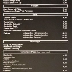 Beef Up - Speisekarte