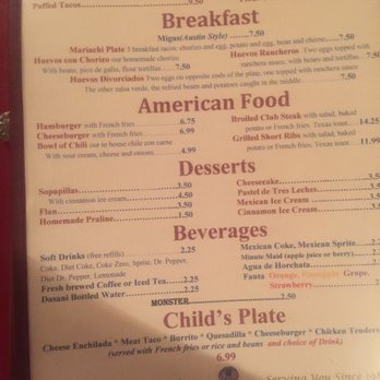 Casa Cavazos - Menu pg 2 - Mexican Near Me - Dallas, Texas