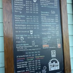 Menu board