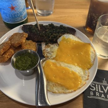 Silver Social - Chimichurri Steak & Eggs - New American Near Me - Washington, DC, District of Columbia Silver Social - Chimichurri Steak & Eggs - New American Near Me - Washington, DC, District of Columbia