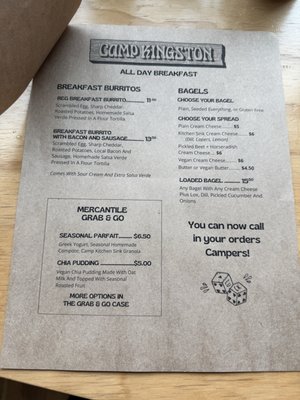Menu photo 2 Camp Kingston Kingston, NY
