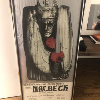 Divine Consign North Riverside - Vintage Macbeth poster - Furniture Stores Near Me - North Riverside, Illinois