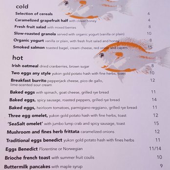 SeaSalt - Breakfast menu 1 - Seafood Near Me - Cape May, New Jersey
