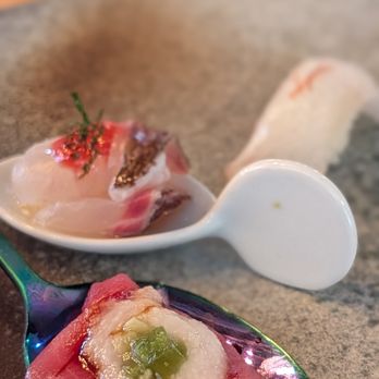 Makizushico - Omakase tier 1 - tuna belly - Sushi Bars Near Me - Littleton, Colorado Makizushico - Omakase tier 1 - tuna belly - Sushi Bars Near Me - Littleton, Colorado