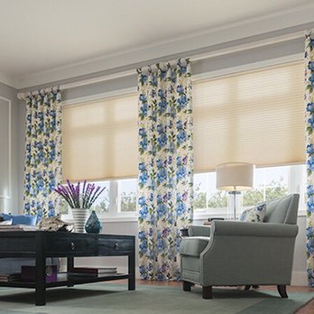 Blinds N More - Shear Cellular With Drapery Panels - Shades & Blinds Near Me