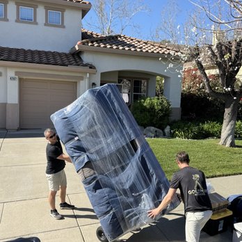 Goldman Movers - The move team with one of three sofas. - Movers Near Me - Sacramento, California