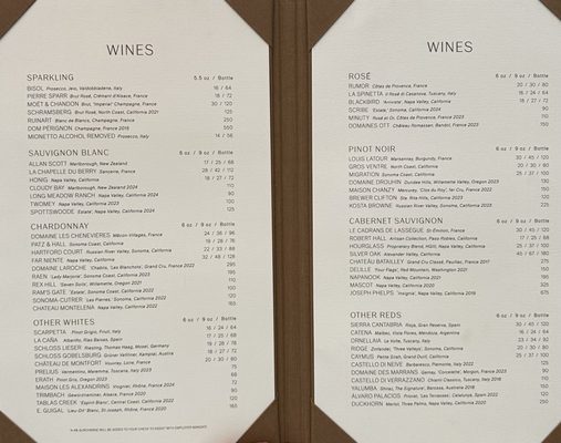 Menu photo 7 RH Rooftop Restaurant at RH Palo Alto Palo Alto, CA Menu photo 7 RH Rooftop Restaurant at RH Palo Alto Palo Alto, CA