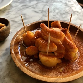 Malagon - Octopus and potato - Spanish Near Me - Charleston, South Carolina Malagon - Octopus and potato - Spanish Near Me - Charleston, South Carolina