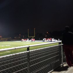Hillcrest High School - They are far away. But thata RCHS talking with coaches at half time.