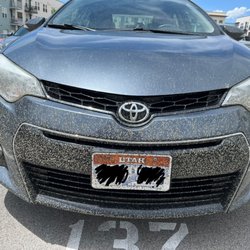 Dirty car before the wash