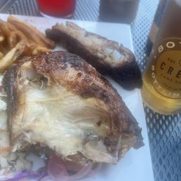 Half chicken yum - crème soda! Half chicken yum - crème soda!