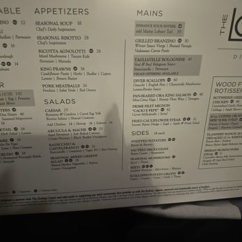 The Loft - Menu - New American Near Me - Laguna Beach, California The Loft - Menu - New American Near Me - Laguna Beach, California