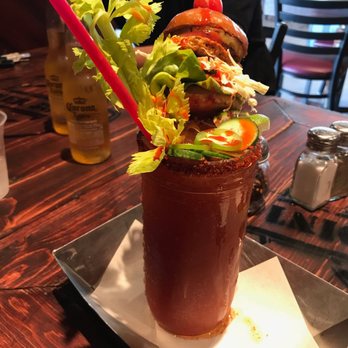Corner Joint - Michelada w/ al pastor slider - Pizza Near Me - Lawndale, California Corner Joint - Michelada w/ al pastor slider - Pizza Near Me - Lawndale, California