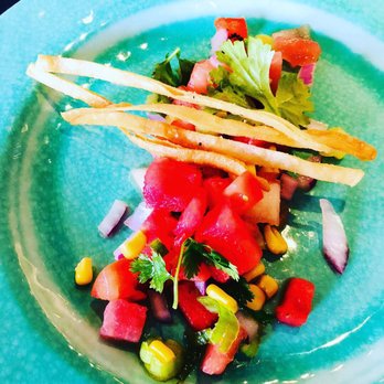 Blue Bamboo - Refreshing Watermelon Ceviche! - Comfort Food Near Me - Jacksonville, Florida