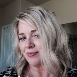 Venetian Salon - Blonde lob by April Ryan.