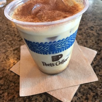 Peet's Coffee - Vanilla iced latte , yummy! - Coffee & Tea Near Me - Irvine, California