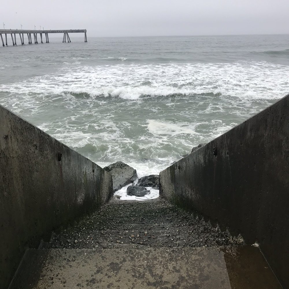Pacifica Pier - High tide. No stair access. - Beaches Near Me - Pacifica, California Pacifica Pier - High tide. No stair access. - Beaches Near Me - Pacifica, California