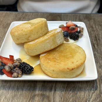 NOMO Kitchen - Lemon ricotta pancake - New American Near Me - New York, New York NOMO Kitchen - Lemon ricotta pancake - New American Near Me - New York, New York