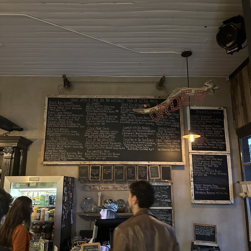 Black Bird Saloon - Menu - New American Near Me - Los Cerrillos, New Mexico Black Bird Saloon - Menu - New American Near Me - Los Cerrillos, New Mexico