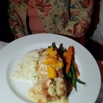 Rocks21 - Duck with orange sauce, jasmine rice, garlic green beans - Seafood Near Me - Mystic, Connecticut Rocks21 - Duck with orange sauce, jasmine rice, garlic green beans - Seafood Near Me - Mystic, Connecticut