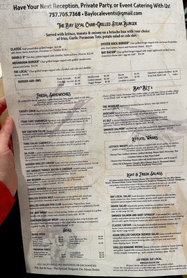 Menu photo 2 Bay Local Eatery Virginia Beach, VA Menu photo 2 Bay Local Eatery Virginia Beach, VA