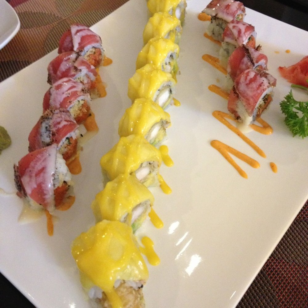 Sushi King - Ruby roll on the outside, Golden on the inside. - Japanese Near Me - Penfield, New York