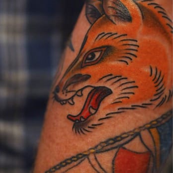 Sailor's Grave Tattoo - Fox by Rob Gribbin - Tattoo Near Me - Eureka, California Sailor's Grave Tattoo - Fox by Rob Gribbin - Tattoo Near Me - Eureka, California