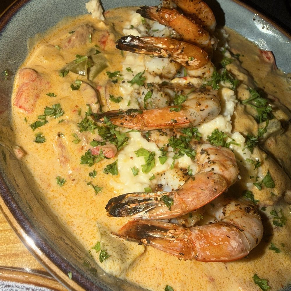 Fable and Fire - Shrimp and Grits - Salad Near Me - Rockwall, Texas