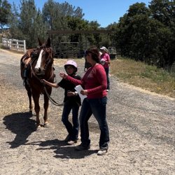 This is Kristina helping my daughter through a course where she one first place