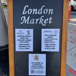 London Market - Don't sleep on the tastings