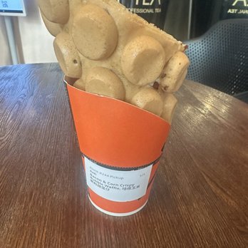 TP Tea - Bacon/Corn Crispy Bubble Waffle - Bubble Tea Near Me - San Jose, California