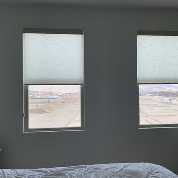 Jade Window Coverings - Roller blinds in bedroom. We chose a very light color of blinds (we're early birds and don't like it dark ). The shade is not see through - Shutters Near Me - Lake Elsinore, California Jade Window Coverings - Roller blinds in bedroom. We chose a very light color of blinds (we're early birds and don't like it dark ). The shade is not see through - Shutters Near Me - Lake Elsinore, California