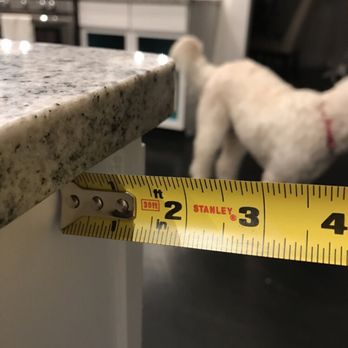 Avigna Granite World - 1/2" overhang on one side of the kitchen and 1" on the other side - Building Supplies Near Me - Jacksonville, Florida