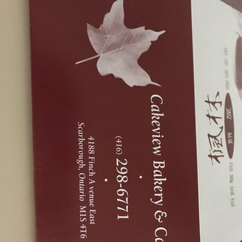 Cakeview Bakery & Cafe - Bakeries Near Me - Scarborough, Ontario
