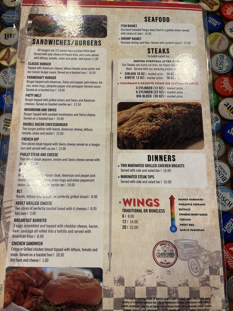 CRANKSHAFT BAR & GRILL Updated September 2024 11 Photos 140 Main St, Moville, Iowa Bars