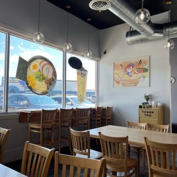 Okasan Ramen - a view of a dining room - Asian Fusion Near Me - South Bend, Indiana Okasan Ramen - a view of a dining room - Asian Fusion Near Me - South Bend, Indiana