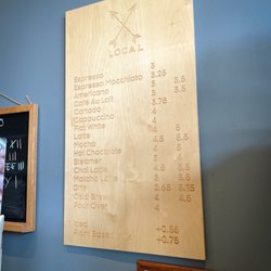 Local Coffee - Menu (April 2023)