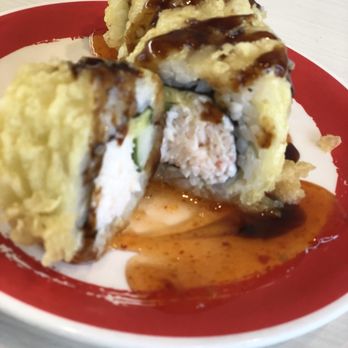 Genki Sushi - My favorite. Tempura Cali roll - Sushi Bars Near Me - Honolulu, Hawaii Genki Sushi - My favorite. Tempura Cali roll - Sushi Bars Near Me - Honolulu, Hawaii