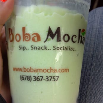 Boba Mocha - This is the Honeydew Milk Bubble Tea. Its sweet but not too sweet wich is good so it balances out with the sweet bubbles. - Coffee & Tea Near Me - Duluth, Georgia Boba Mocha - This is the Honeydew Milk Bubble Tea. Its sweet but not too sweet wich is good so it balances out with the sweet bubbles. - Coffee & Tea Near Me - Duluth, Georgia