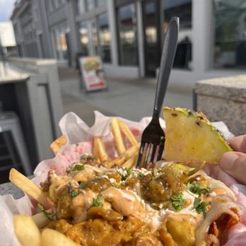 Dab Tacos - Loaded Fries with Carne Asada And Adobado Chicken. I could eat this every day - Tacos Near Me - Fresno, California Dab Tacos - Loaded Fries with Carne Asada And Adobado Chicken. I could eat this every day - Tacos Near Me - Fresno, California